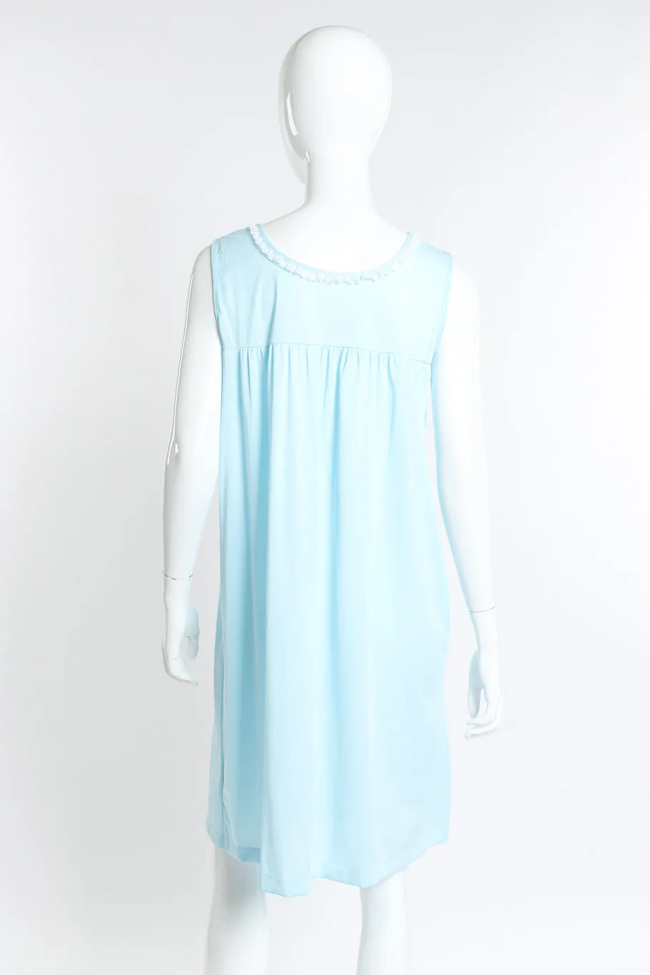 Marabou Trim Robe & Chemise Set