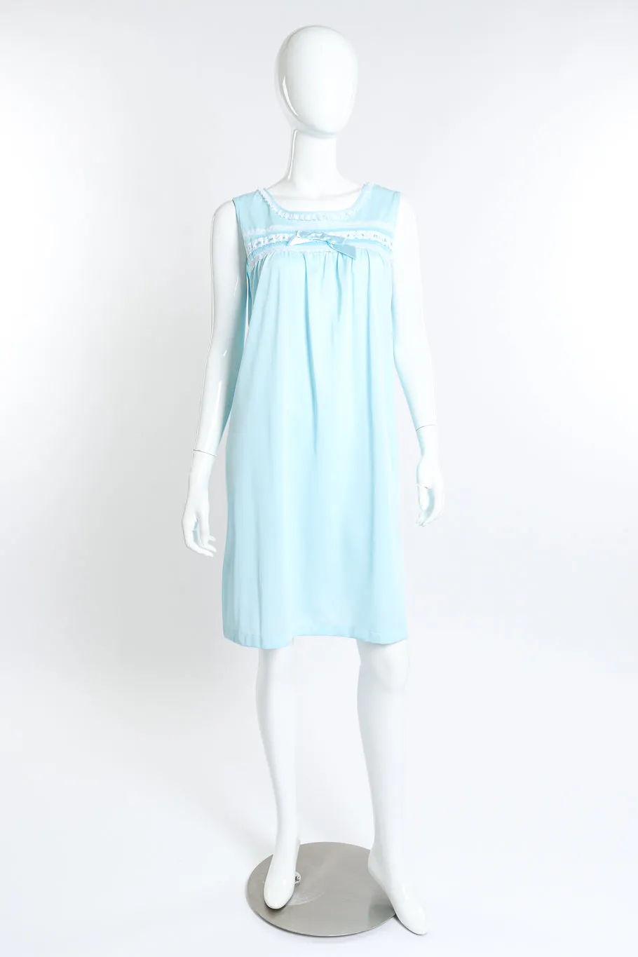 Marabou Trim Robe & Chemise Set