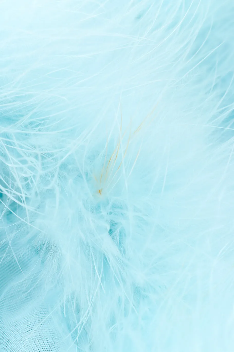 Marabou Trim Robe & Chemise Set