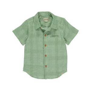Me & Henry Newport Shirt - Green Check