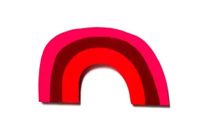 medium pink/red rainbow