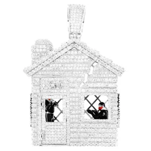 Men's Custom Trap House Army  Rapper Hip Hop Pendant