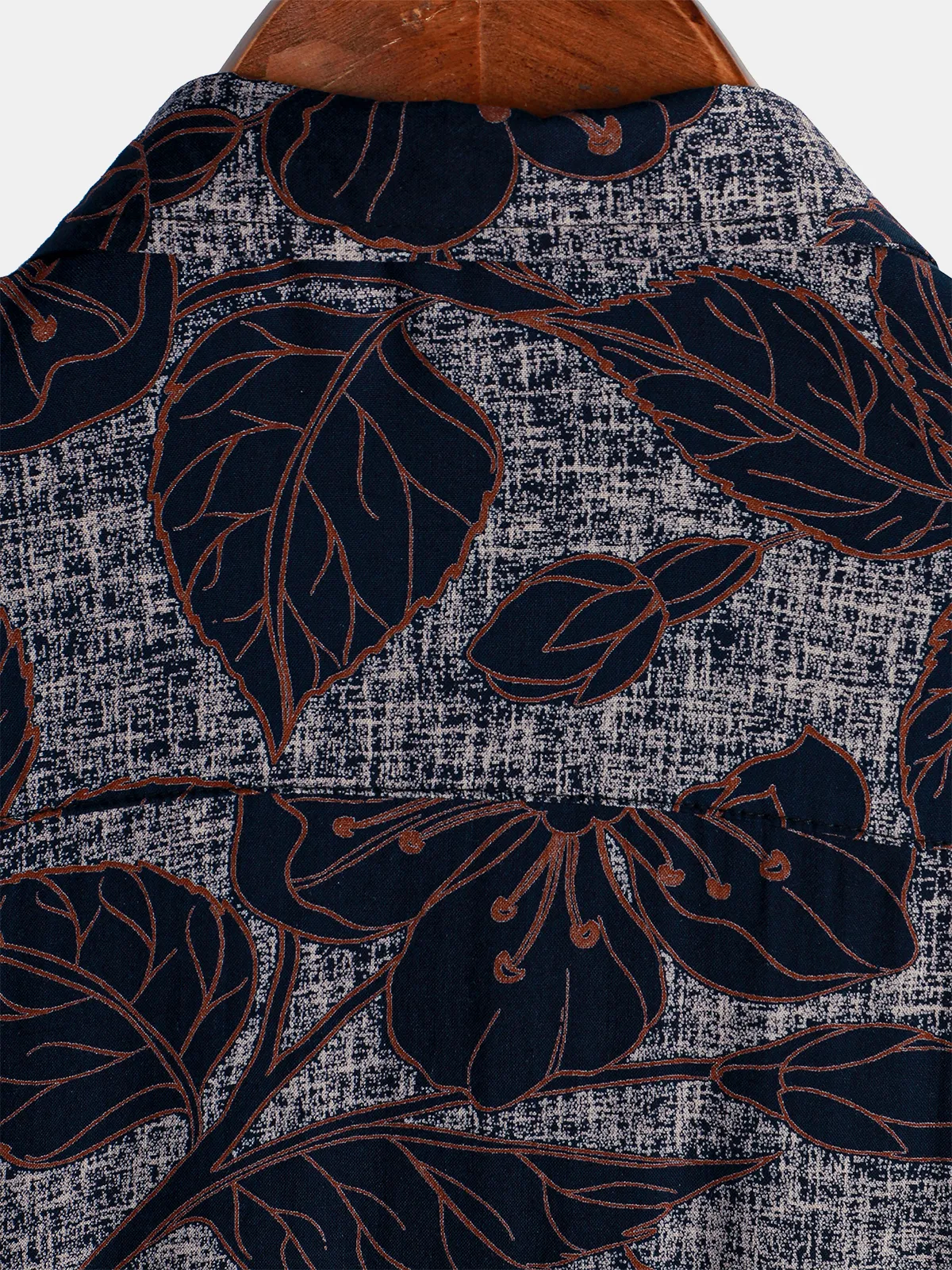 Men's Floral Holiday Casual Short Sleeve Summer Vintage Button Up Shirt