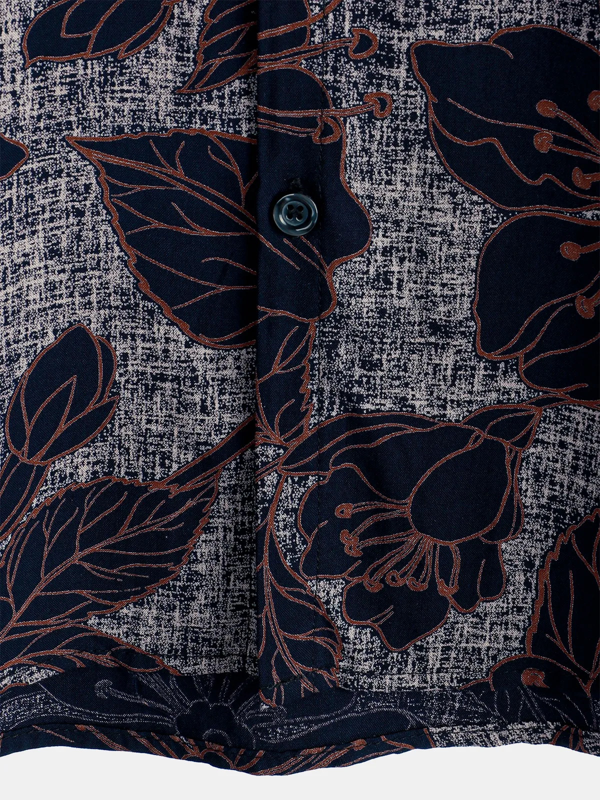 Men's Floral Holiday Casual Short Sleeve Summer Vintage Button Up Shirt