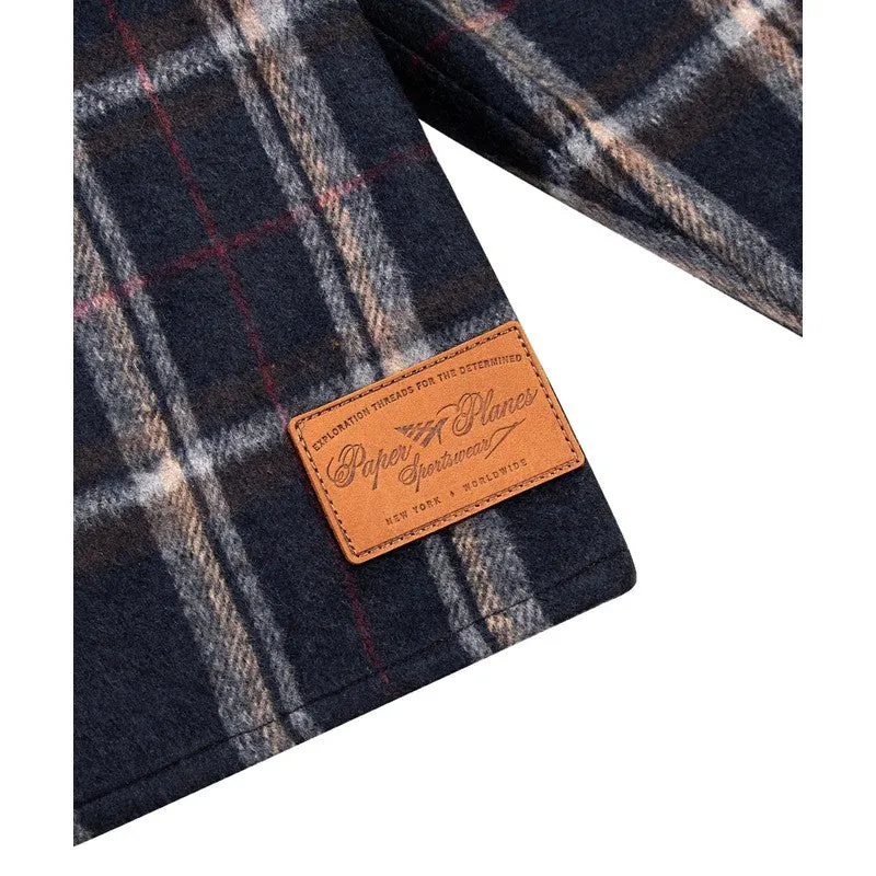 Men's Plaid Brushed Flannel Tunic