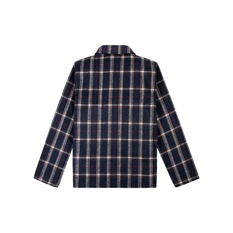 Men's Plaid Brushed Flannel Tunic