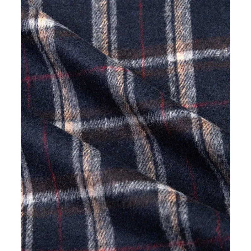Men's Plaid Brushed Flannel Tunic