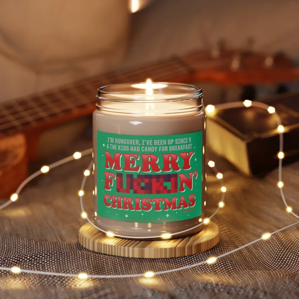 Merry F'n Christmas 9oz Candle