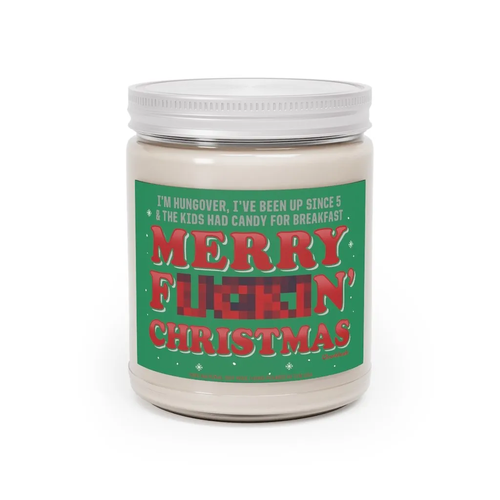 Merry F'n Christmas 9oz Candle