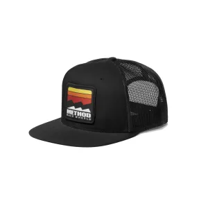 Method Mountain Flatbill Trucker | Snapback | Black