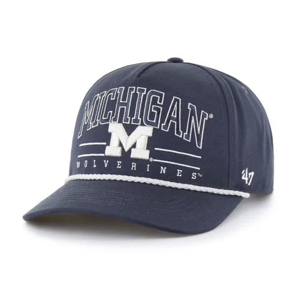 MICHIGAN WOLVERINES ROSCOE ROPE TWO TONE '47 HITCH