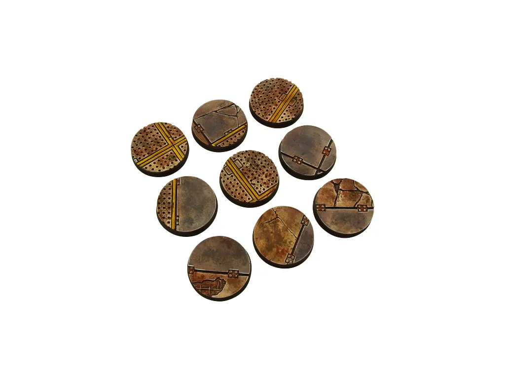 Micro Art Studio 25mm Warehouse Bases (5) B03821