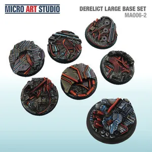 MICRO ART STUDIO  - Derelict Large Base Set 6x 40mm, 1x 50mm