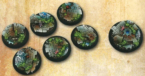 MICRO ART STUDIO  -  Mystic Large Base Set 6x 40mm, 1x 50mm