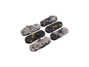 Micro Art Studio Urban Fight Bases, Bike 25x70mm (4)