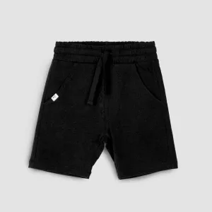 Miles The Label - Miles Basics Black Terry Shorts
