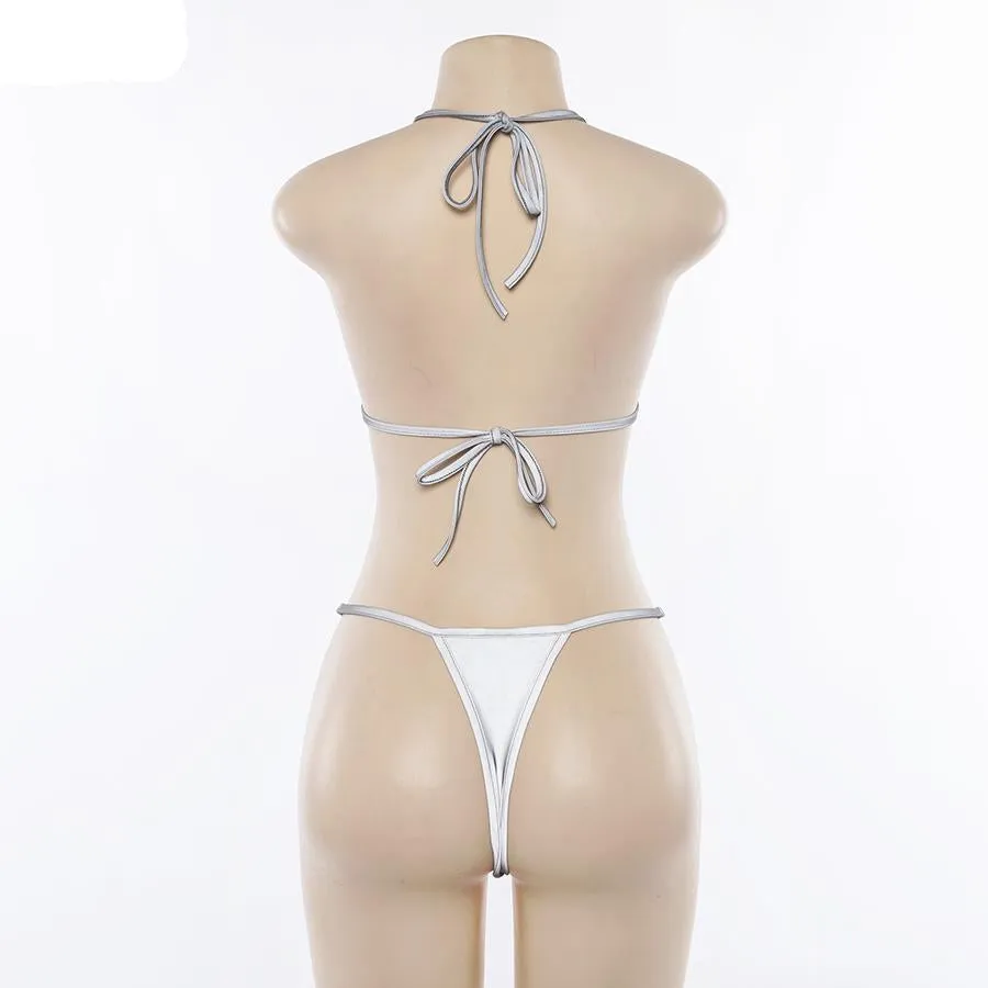 Millenium Reflective Bikini Swim Set