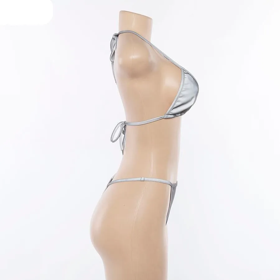 Millenium Reflective Bikini Swim Set