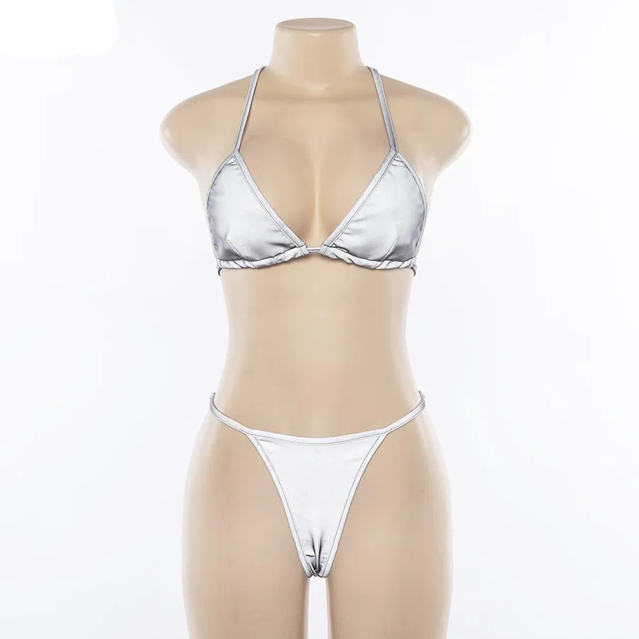 Millenium Reflective Bikini Swim Set