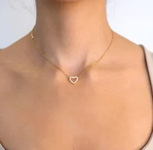 Mini Heart Pendant Necklace