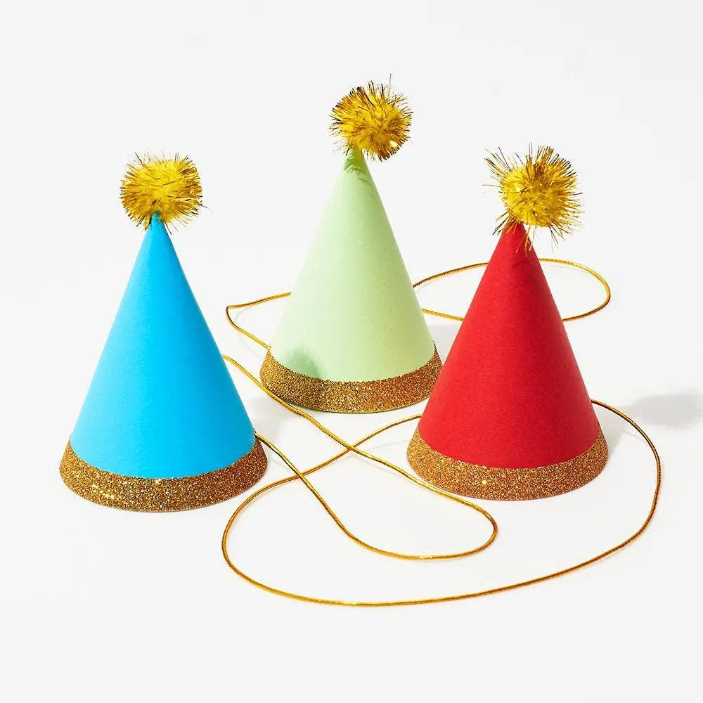 Miniature Colorful Party Hats