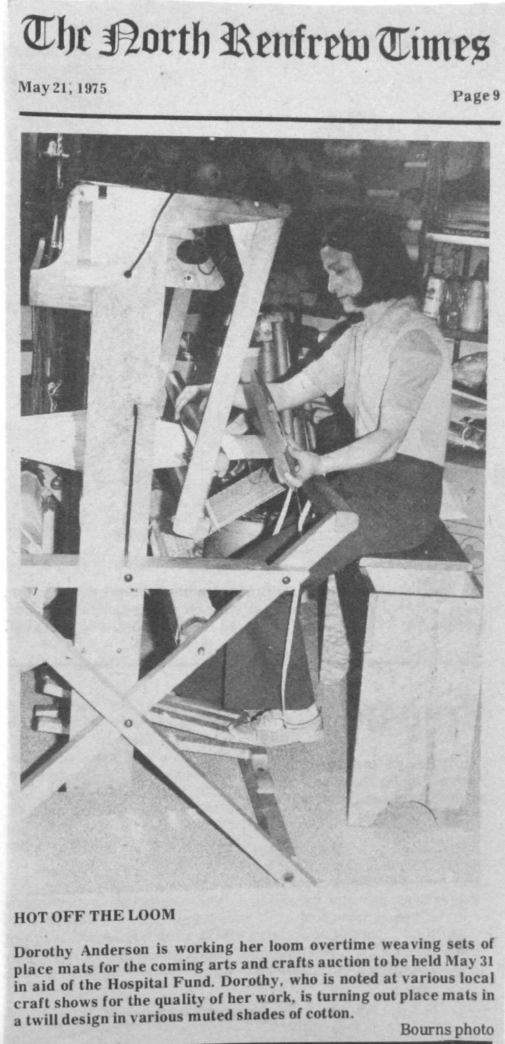 Miniature Floor Loom