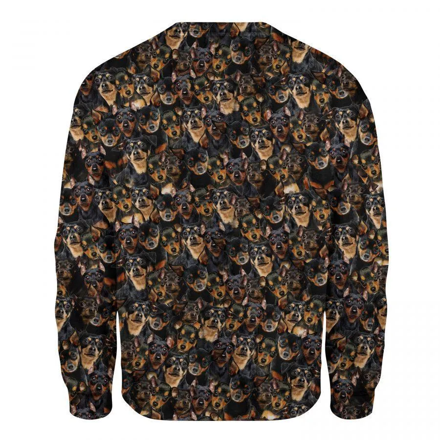 Miniature Pinscher - Full Face - Premium Sweatshirt