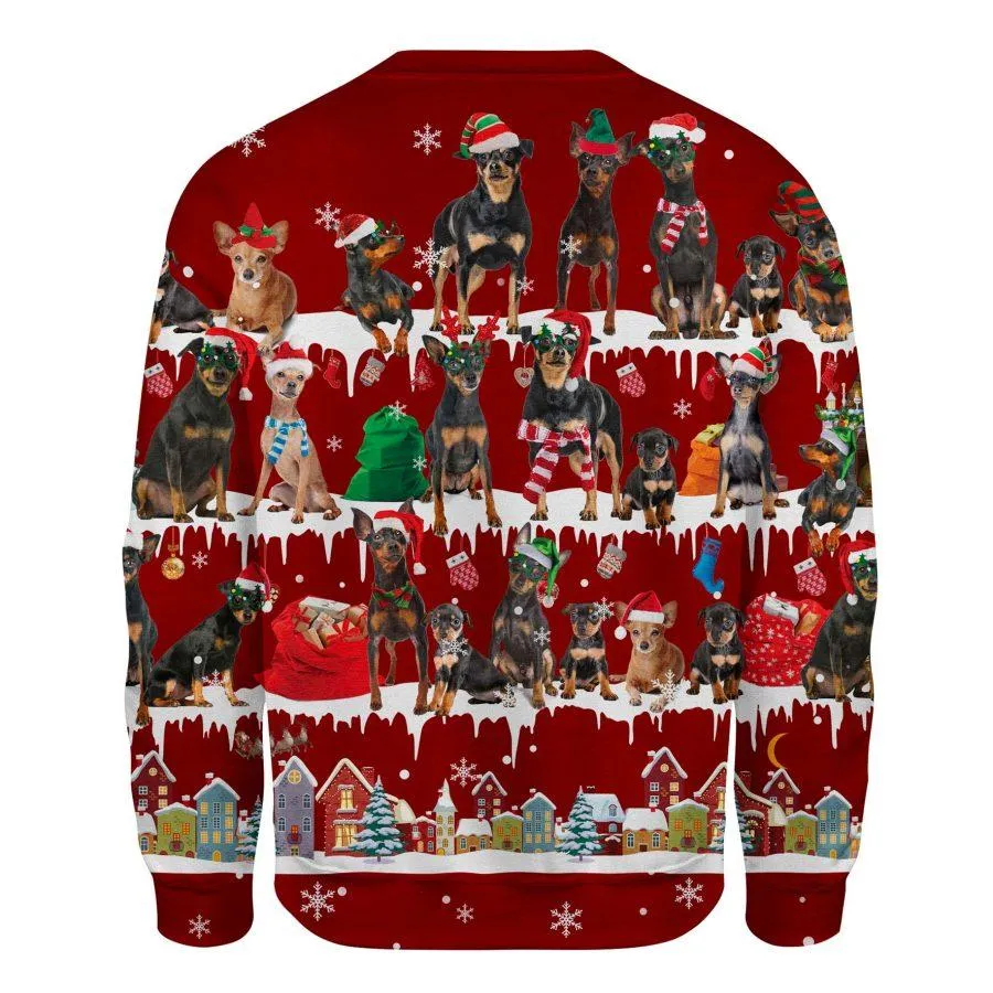 Miniature Pinscher - Snow Christmas - Premium Sweatshirt