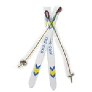 Miniature - Skis With Poles