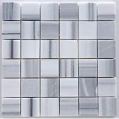 Mink Marmara Equator Marble 2 X 2 Polished Mosaic Tile - Lot of 50 Sheets