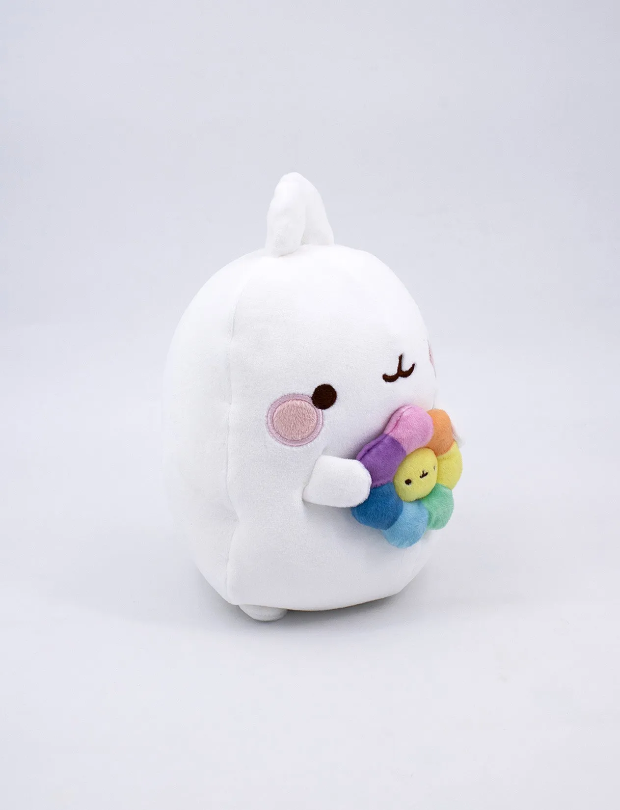 Molang Plush Rainbow Flower 24cm