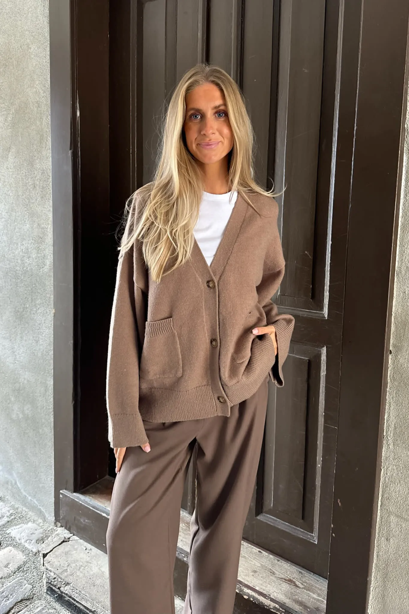 MollyIC Cardigan - Brun