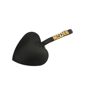 Moschino Navy Heart Logo Wristlet