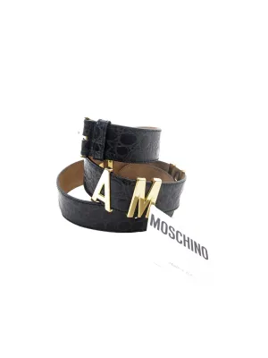 MOSCHINO "I AM RICH" BELT