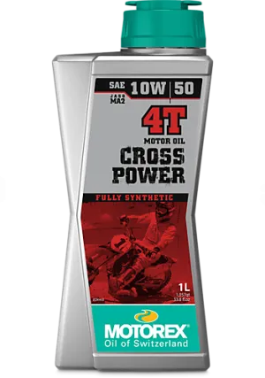 MOTOREX CROSS POWER 4T 10W/50 JASO MA 2