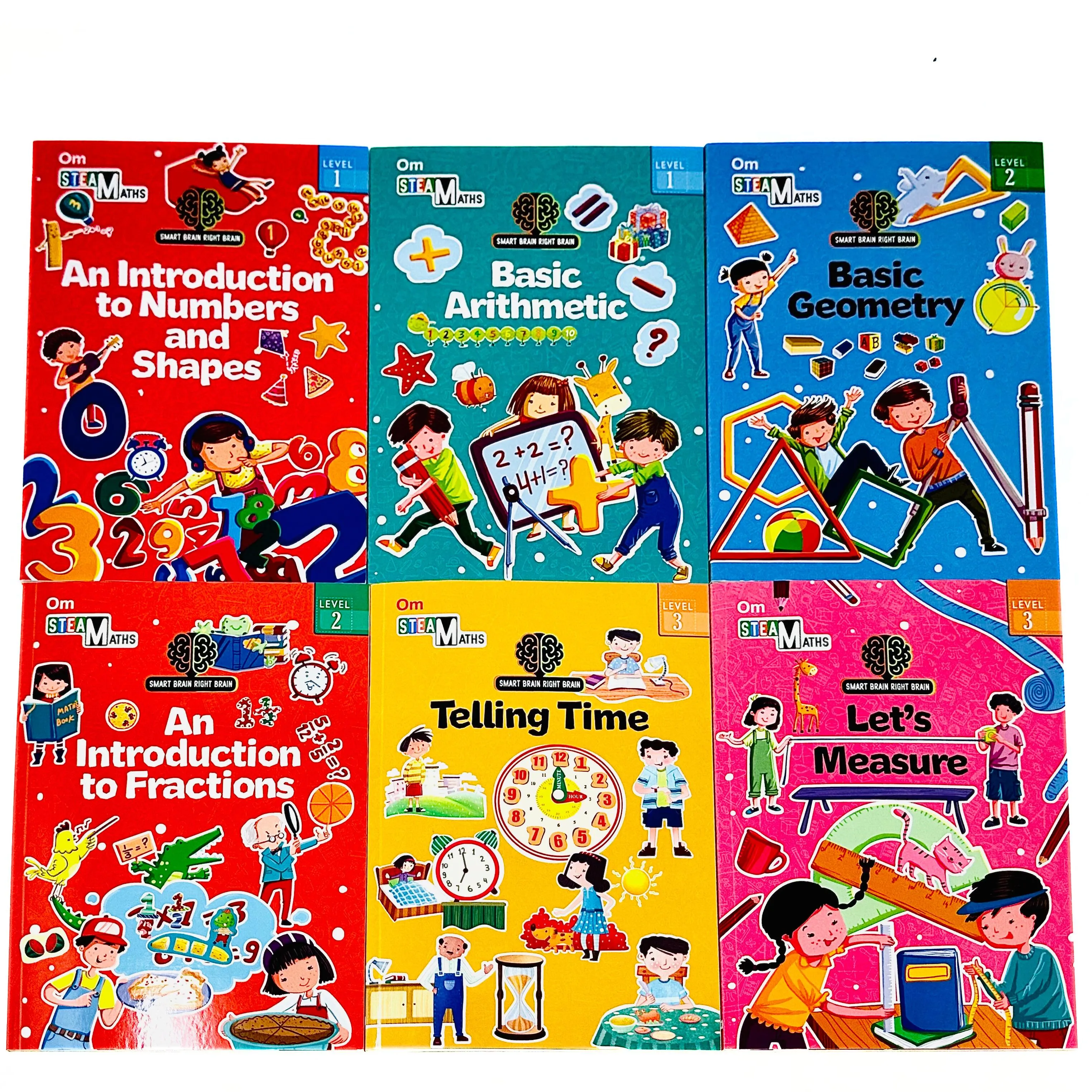 My First MATHS Library set of 6 Book Collection Set by Shweta Sinha [ Level 1 - 3 ]