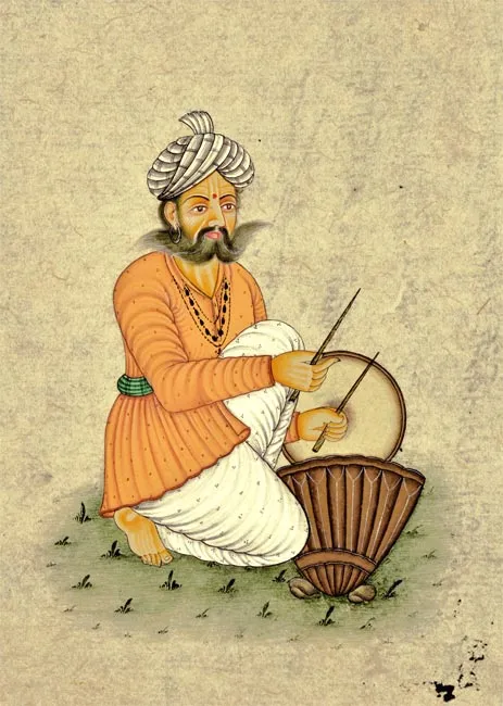 Nagada Drum Player - Miniature Painting