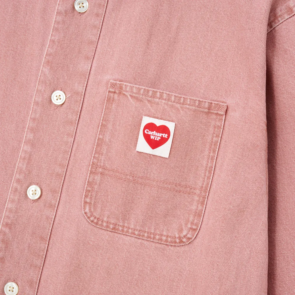Nash L/S Shirt | Sulfur Red