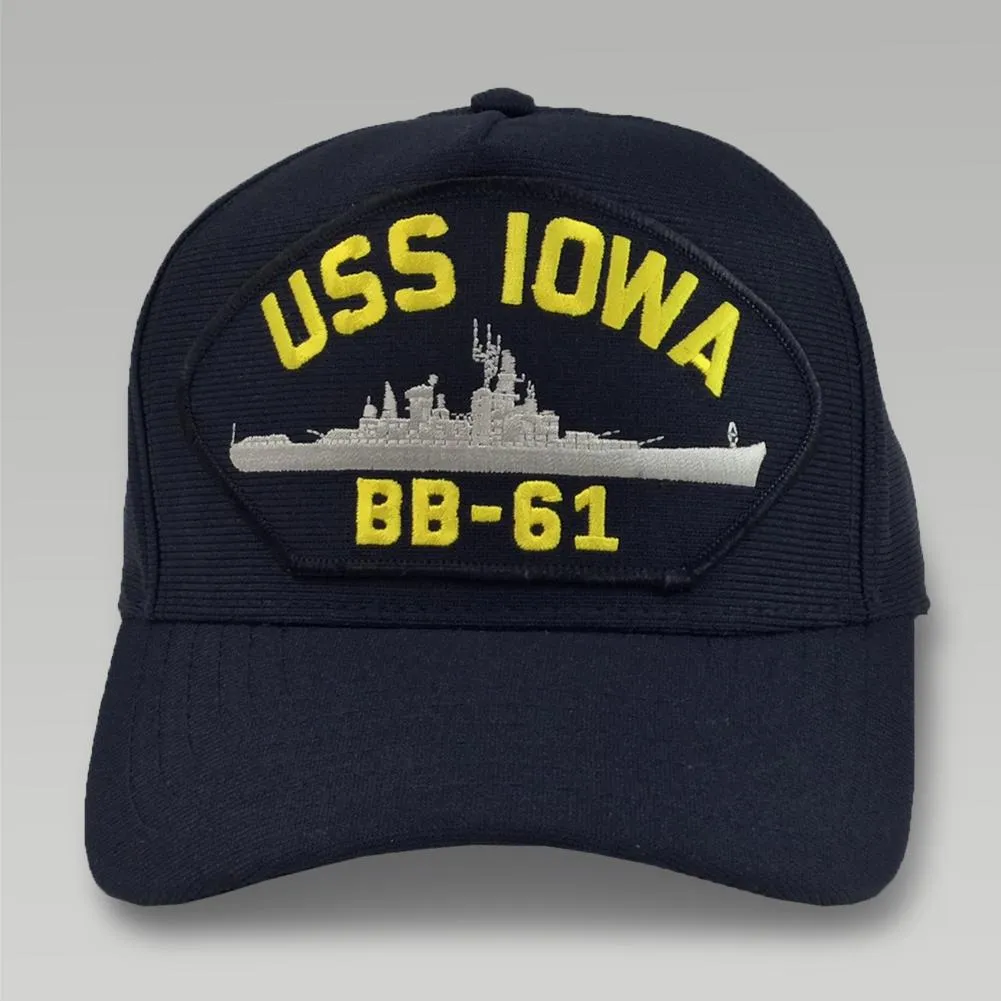 Navy USS Iowa BB61 Hat