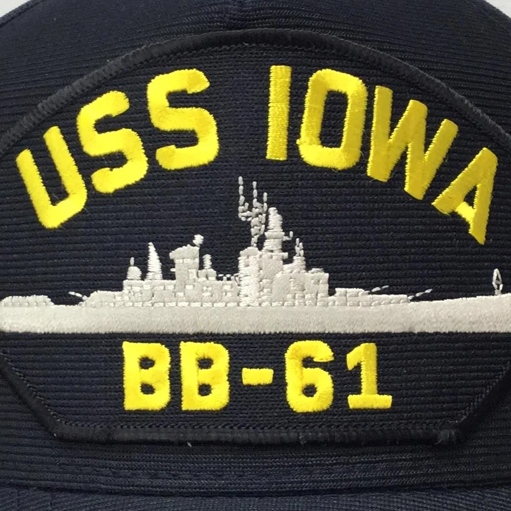 Navy USS Iowa BB61 Hat