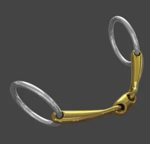 Neue Schule Pony Trans Angled Lozenge Loose Ring Bradoon Bit 45 mm rings