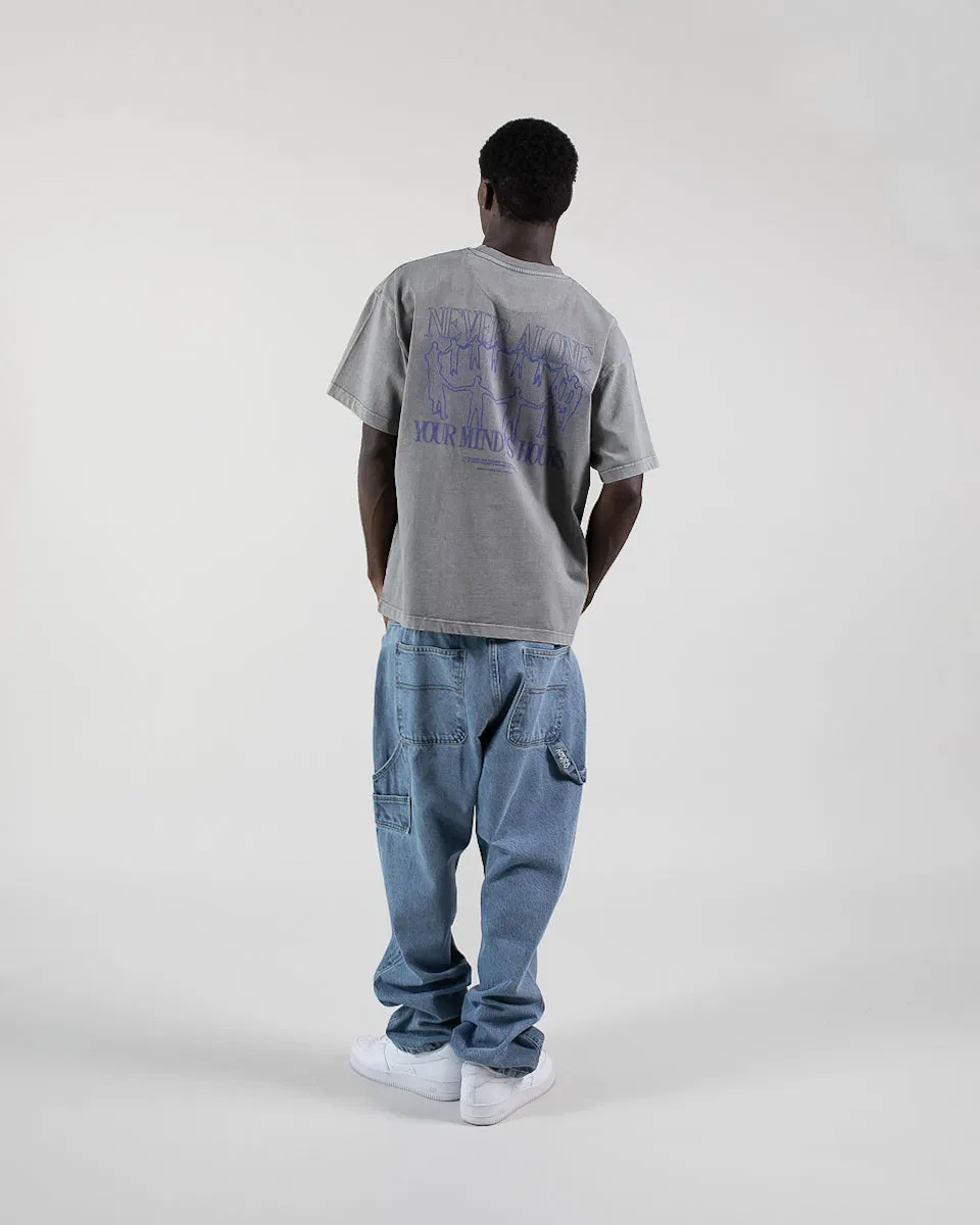 Never Alone T-Shirt - Vintage Grey