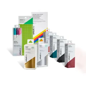 New Cricut Promo - Joy Material Supplies Bundle - Mats Pens Cardstock Vinyl Iron-On Glitter