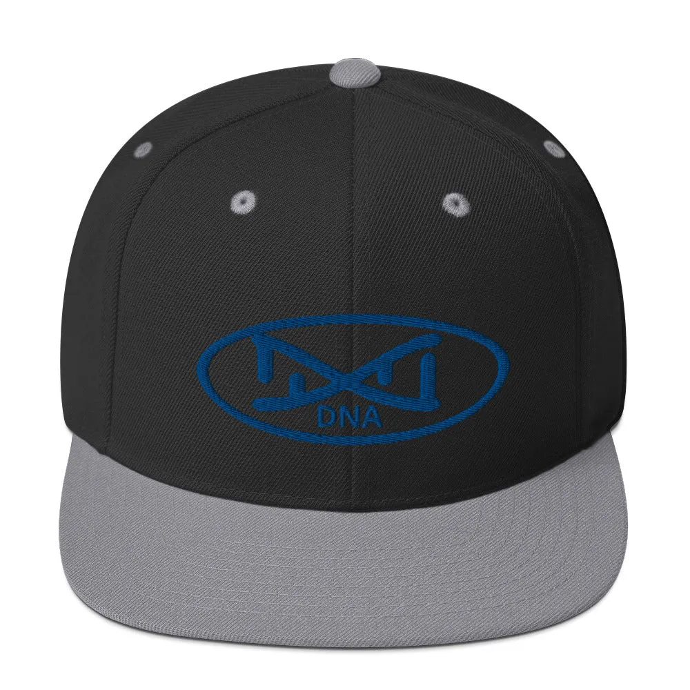 New DNA Brand Royal Blue Snapback Hat