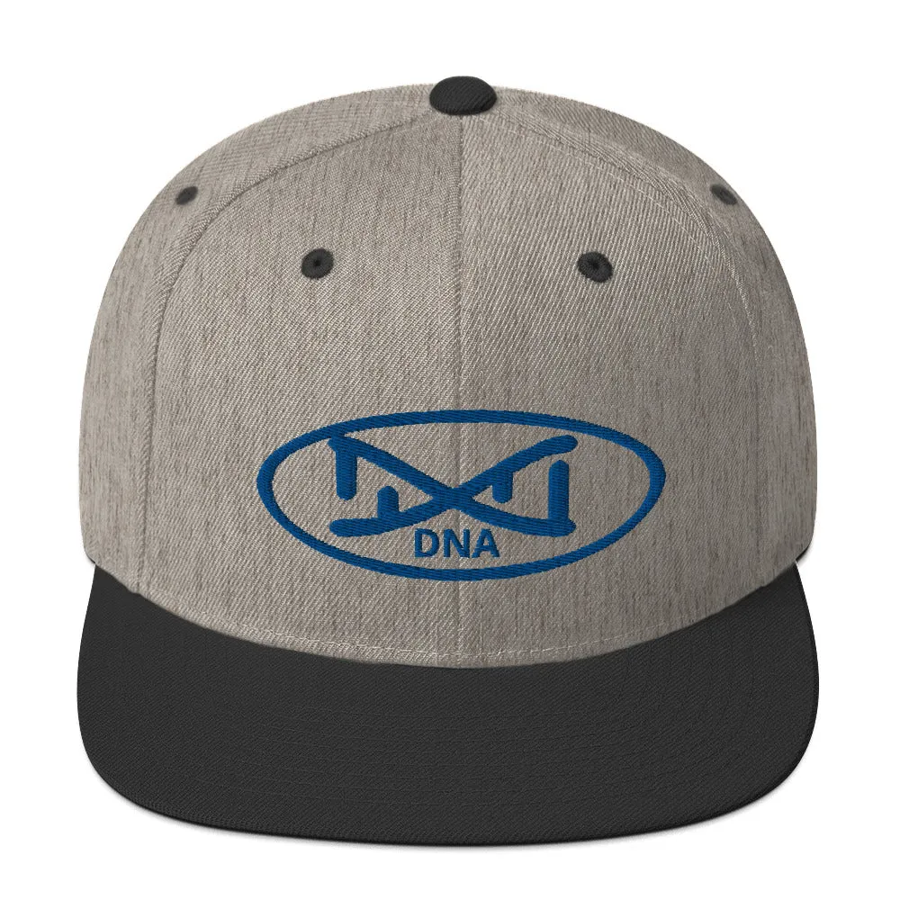 New DNA Brand Royal Blue Snapback Hat