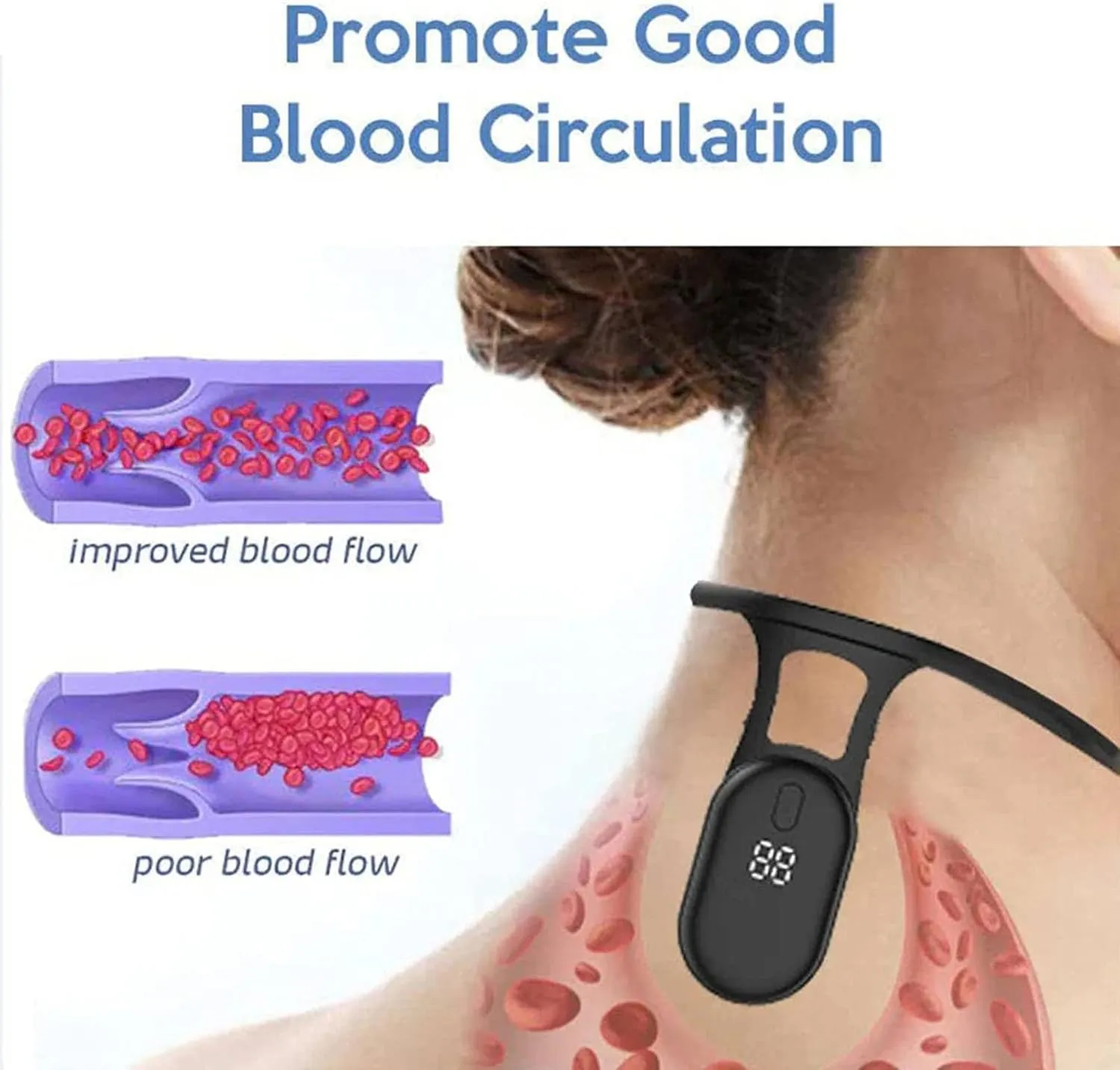 NEW Invisible Smart Posture Corrector, Intelligent Sensor Posture Improvement Invisible Smart Posture Corrector, Help You to Improve Your Posture, Orange!