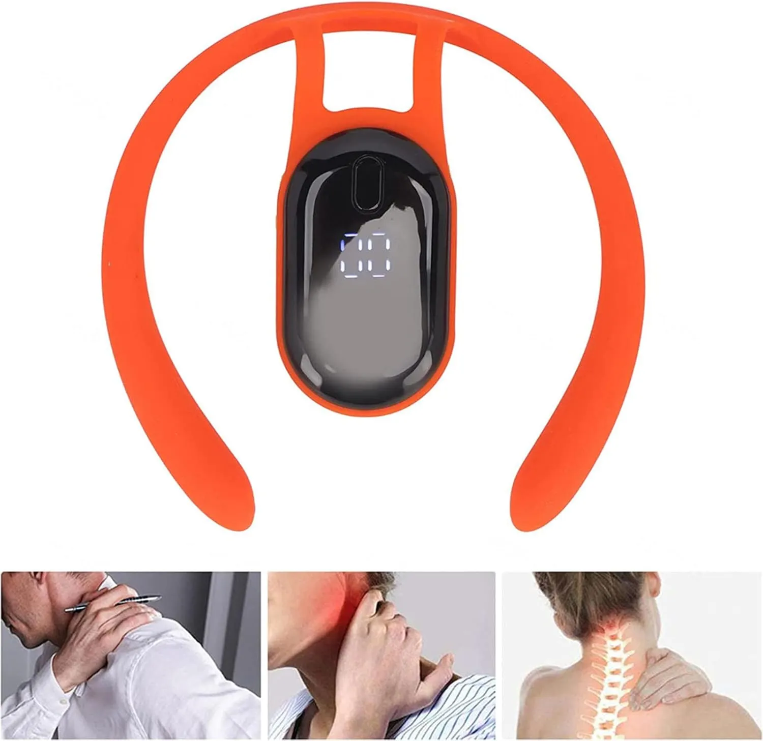 NEW Invisible Smart Posture Corrector, Intelligent Sensor Posture Improvement Invisible Smart Posture Corrector, Help You to Improve Your Posture, Orange!