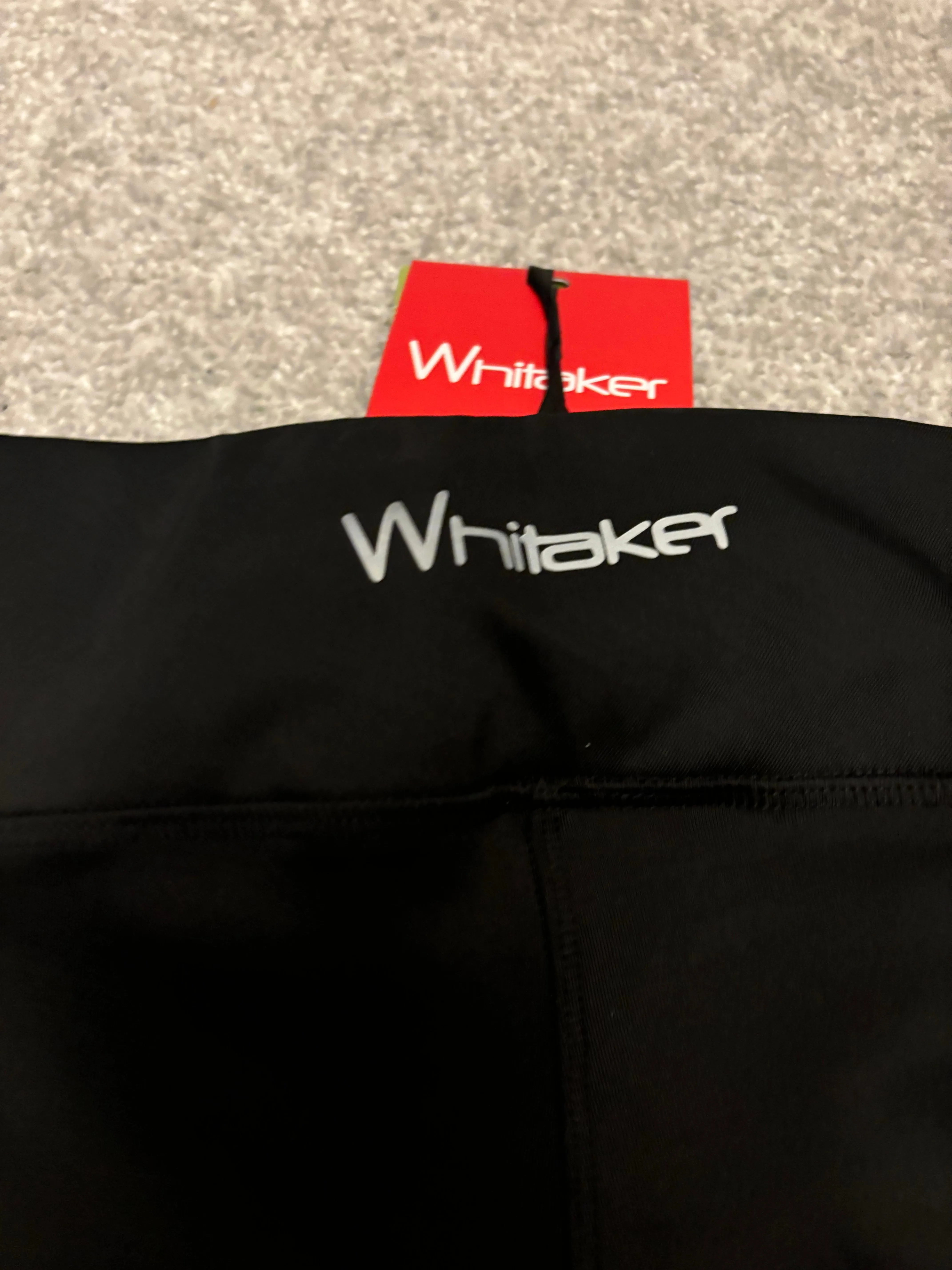 New John Whittaker black riding leggings with reflective side panel size XL 18/20❣️