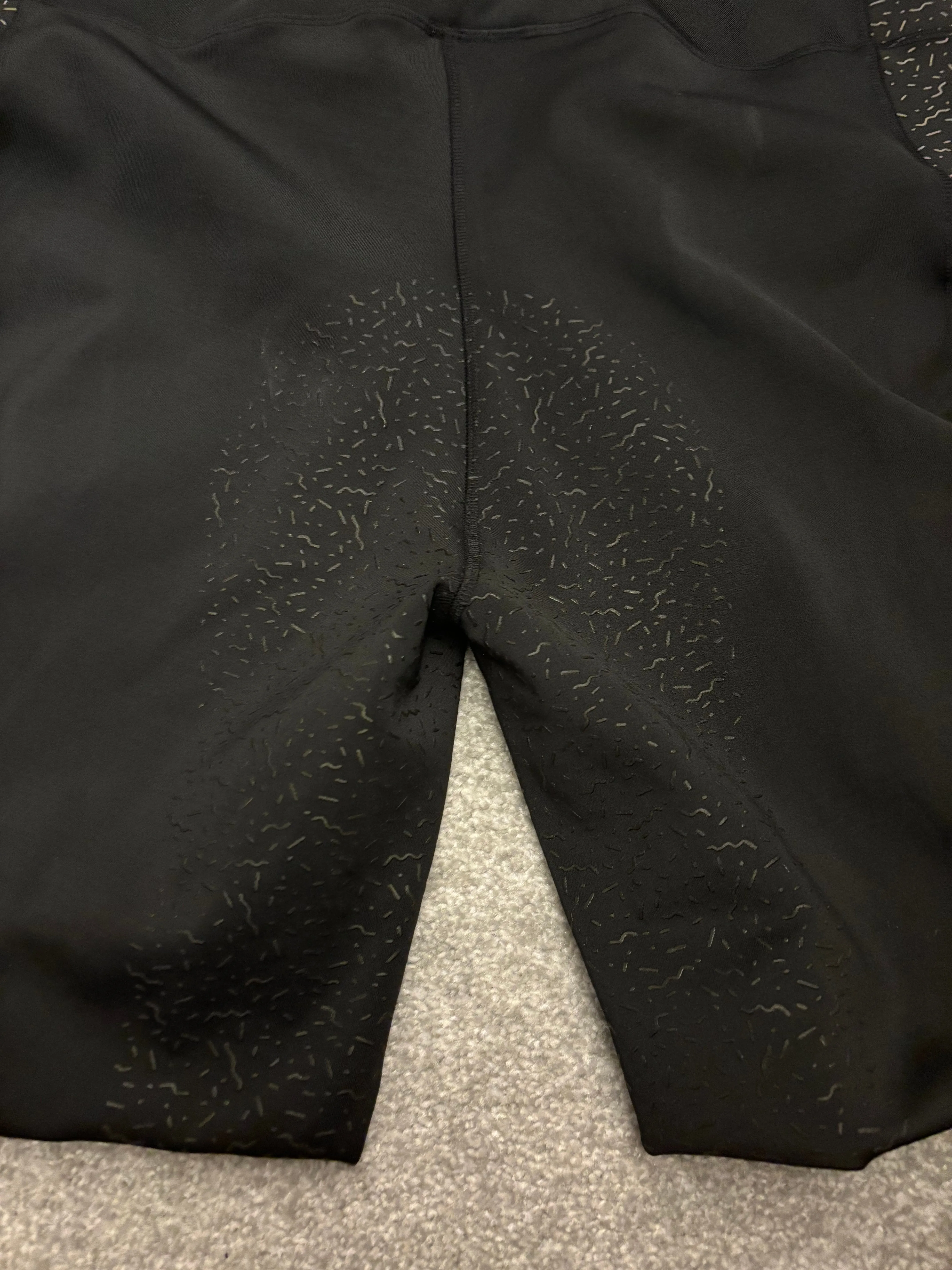 New John Whittaker black riding leggings with reflective side panel size XL 18/20❣️