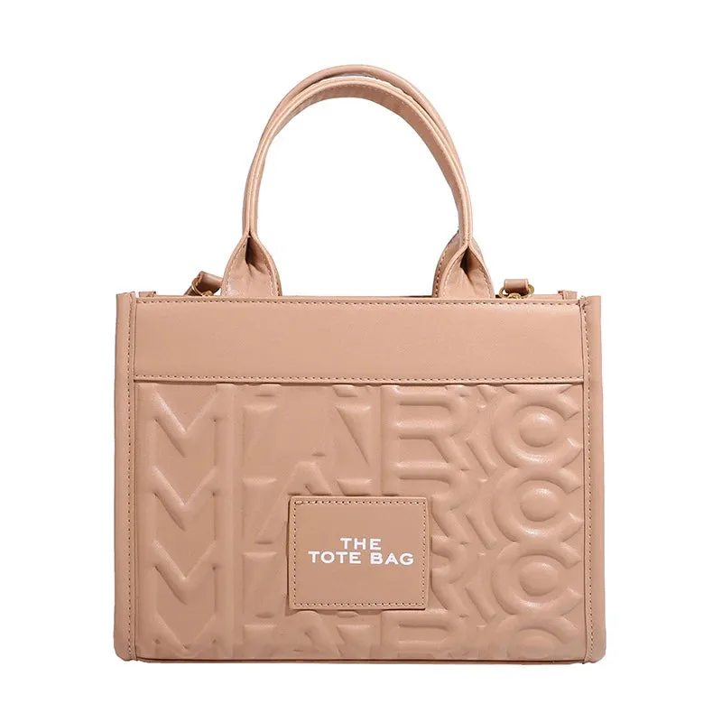New Women's Tote Bag Women Handbags Letter Shoulder Bags Shopper Purses Female PU Crossbody Bags For Women Clutch Handbag